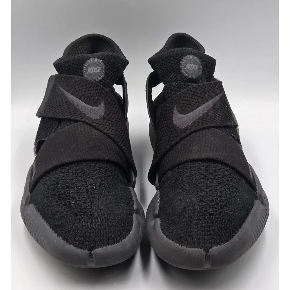 Nike Free RN Motion Flyknit Running Shoes 2017 Black Mens Size 10.5